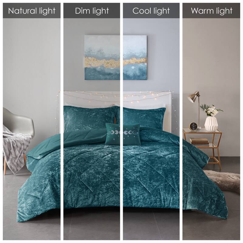 Intelligent Design Isabel Velvet Comforter Set