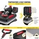 preview thumbnail 14 of 16, VEVOR Heat Press Machine 15x15in 8in1 Heat Press 800W Sublimation Machine 360° Rotation Swing-Away Heat Press