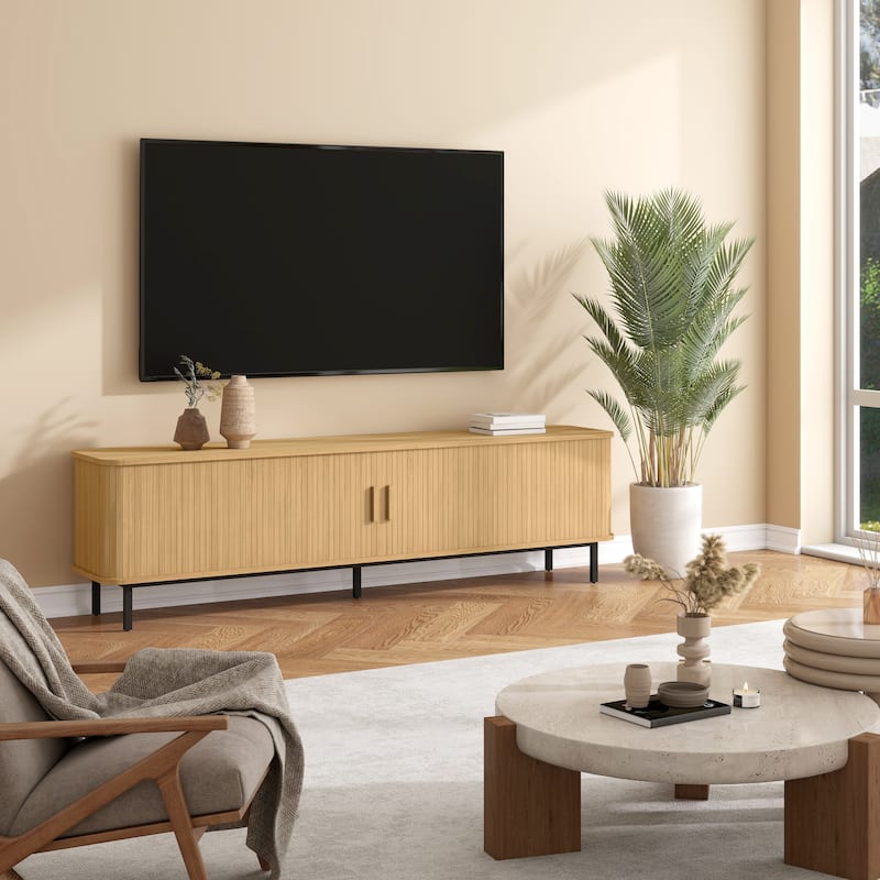 Modern Storage TV Stand - 78"x22"