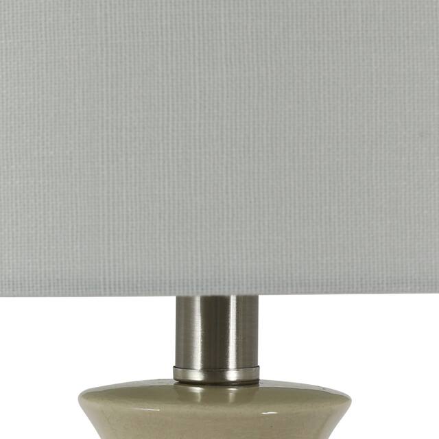 Copper Grove Arans Table Lamp with Off-white Drum Shade (26.5)