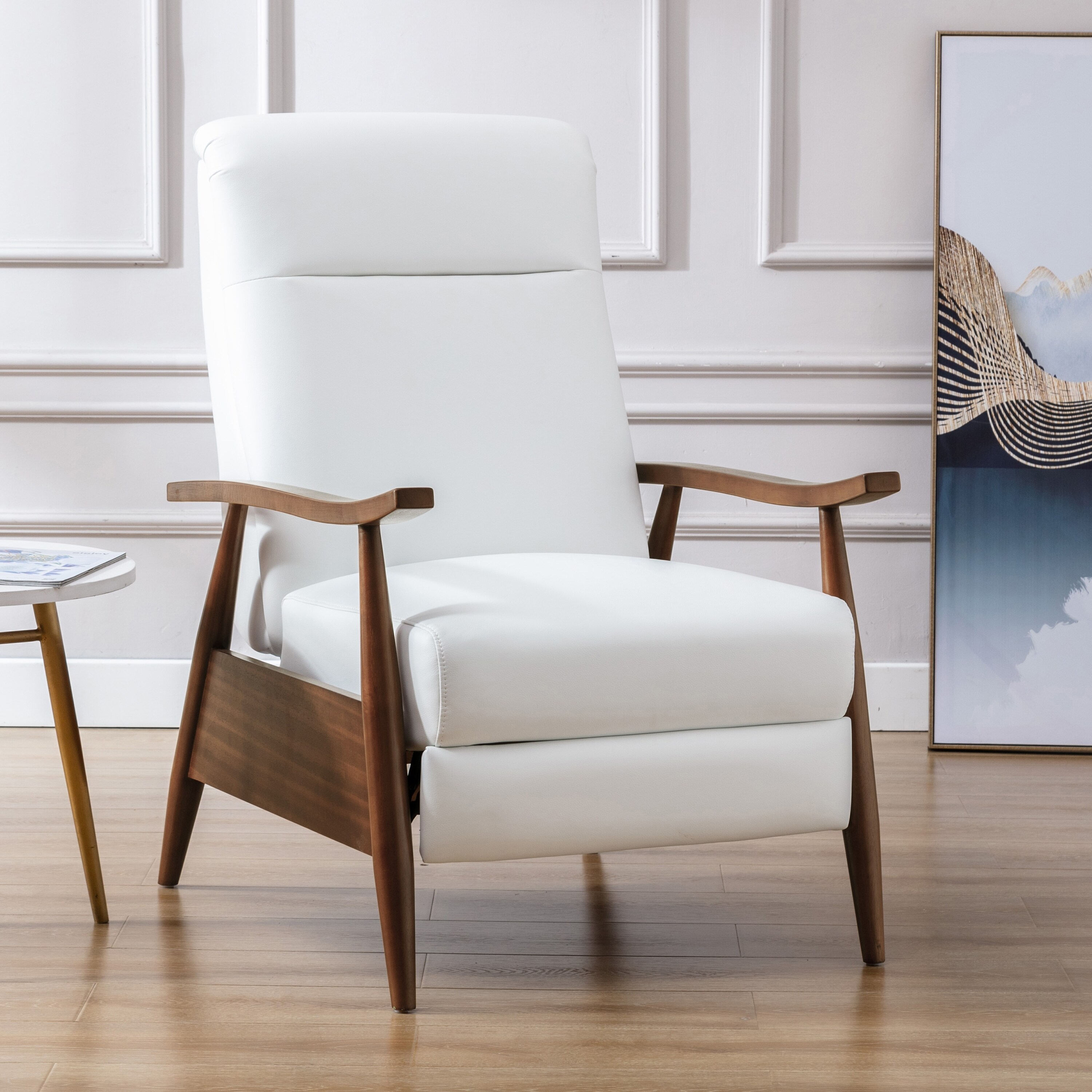 Sienna Upholstered Wood Push Back Recliner by Greyson Living Bed Bath Beyond 30885308