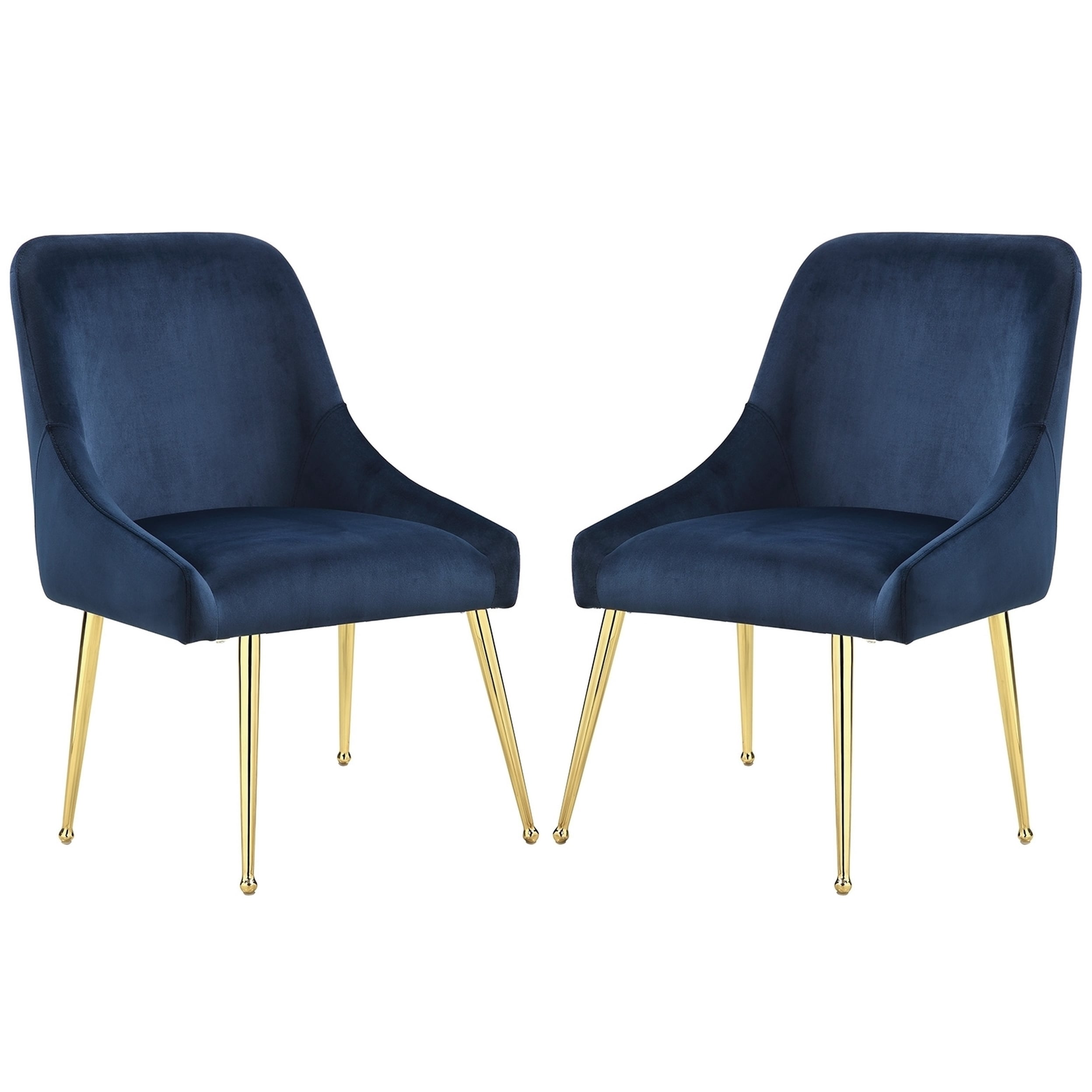 Dining chairs on sale with brass legs