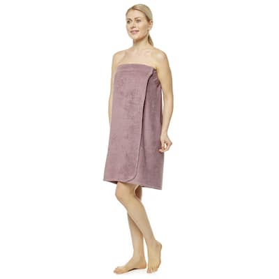Women's Turkish Terry Cotton Bath and Shower Towel Wrap