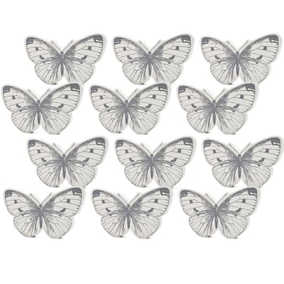 A&B Home Set of 12 Butterfly Accents