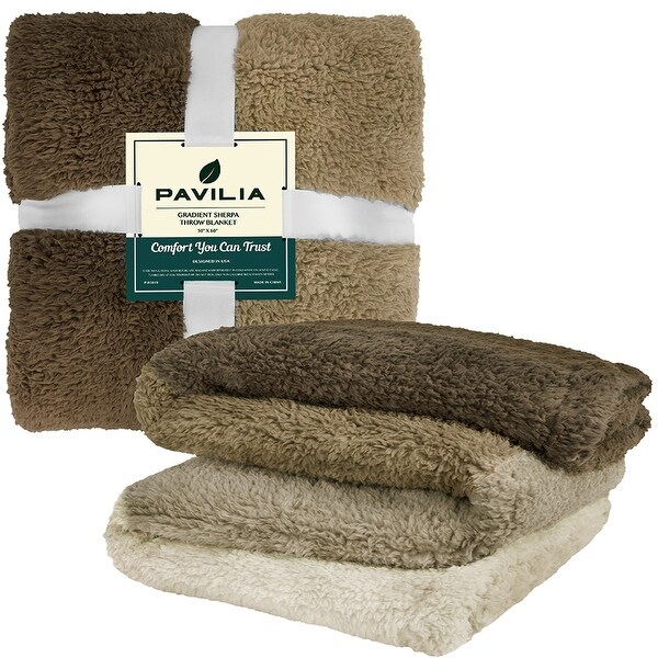 Taupe fleece 2025 throw