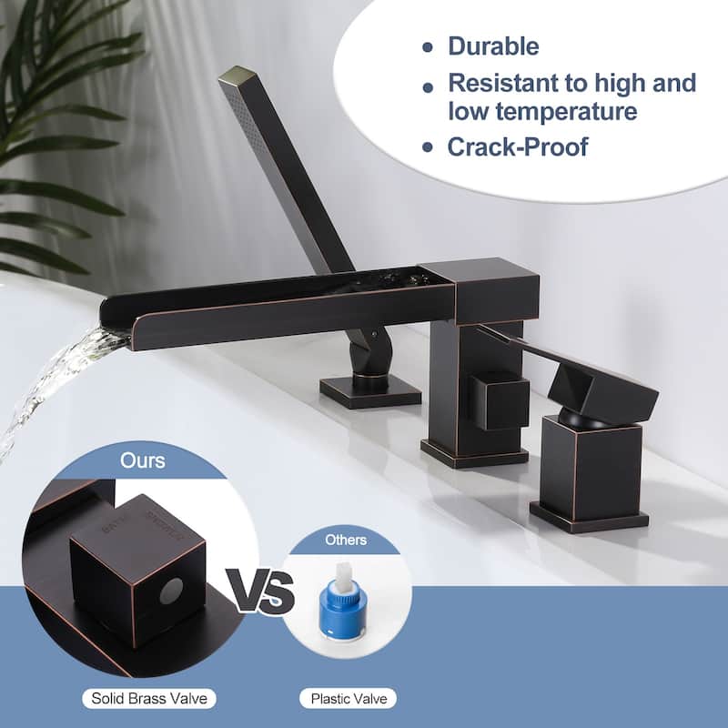 Single-Handle Deck-Mount Tub Faucet