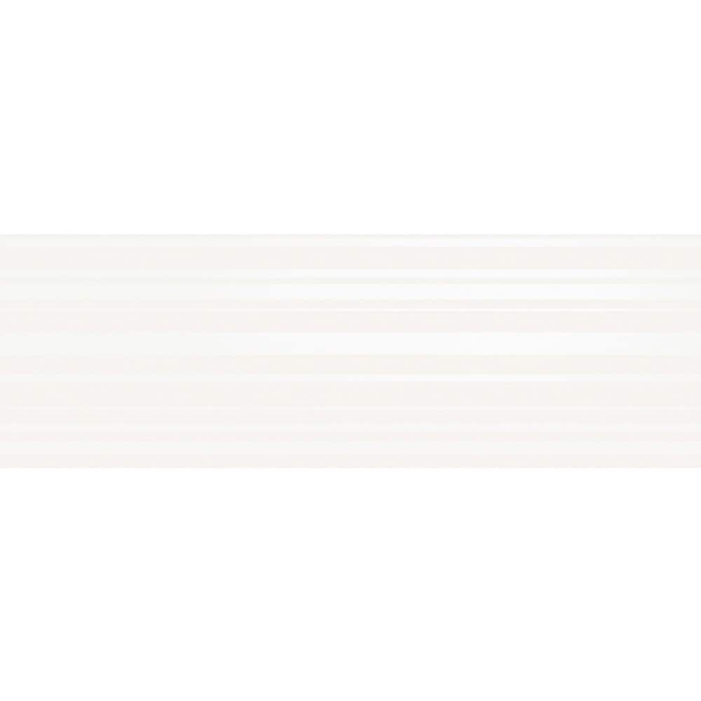 Apollo tile 12" x 36" Galactic Satin White Ceramic Tile (17.16 sq ft/case) - 6 Pack