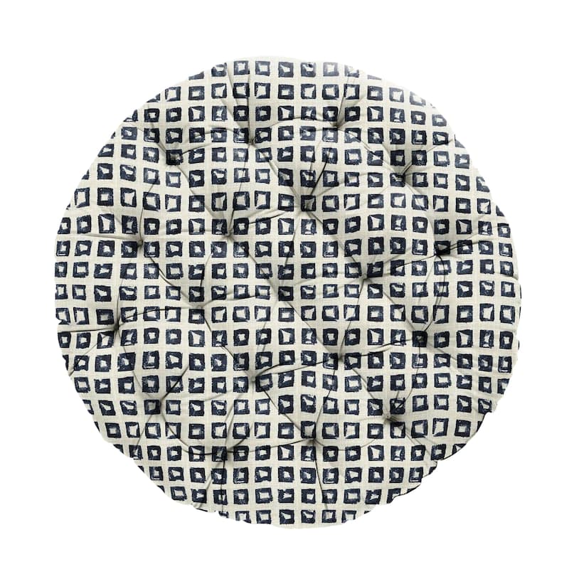 Sorra Home Sunbrella Outdoor Papasan Cushion - 44 in W x 44 in W x 4 in H
