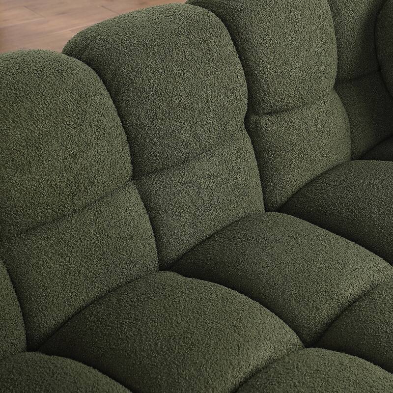 Modern ergonomic marshmallow sofa for living room