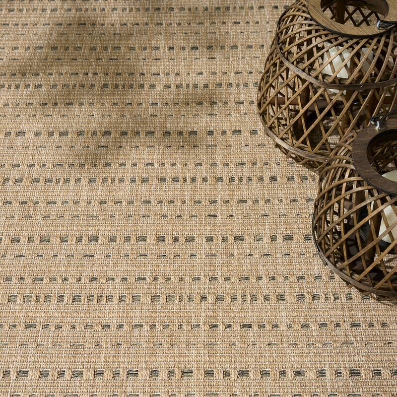 Nourison Tulum Indoor/Outdoor Striped Area Rug
