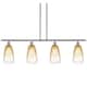 Option Brushed Satin Nickel / Amber