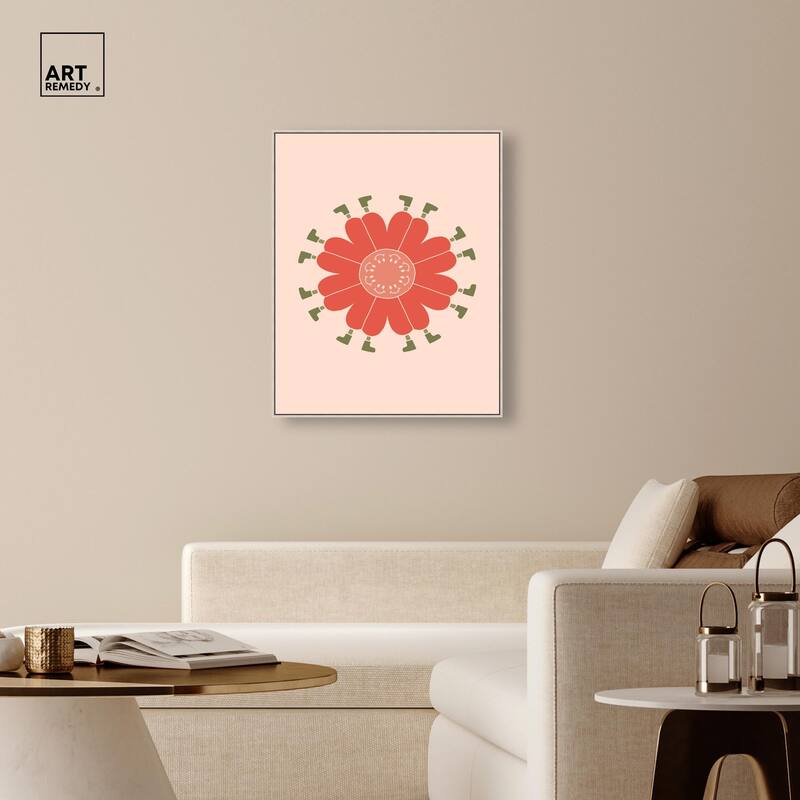 Walk in Floral Canvas by Art Remedy