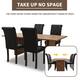 High-Back Tufted Nailhead Upholstered Dining Chairs (Set of 6)