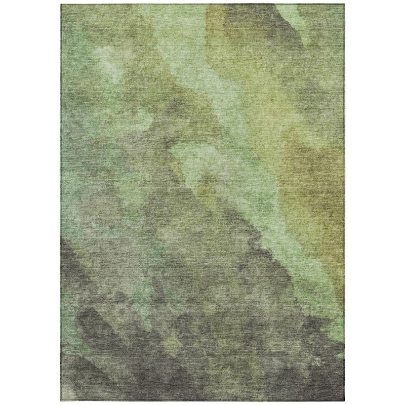 HomeRoots Abstract Transitional Rectangle Outdoor Rug