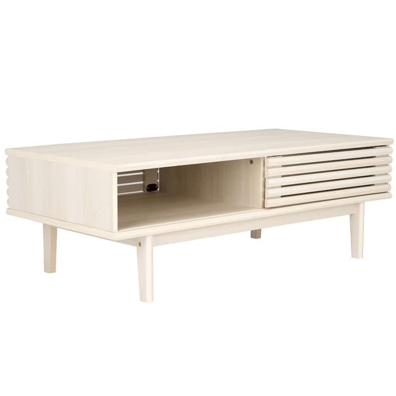 SAFAVIEH Home Aricia 2 Door Coffee Table - 47Wx23Dx16H