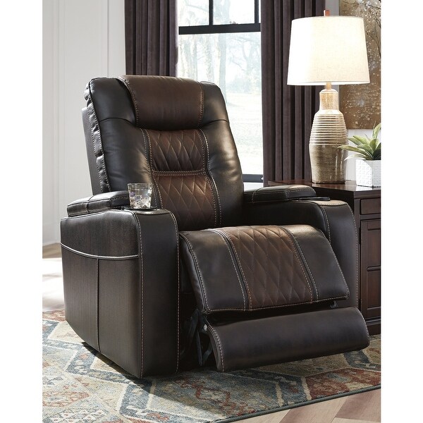 Signature Design by Ashley Composer Brown Adjustable Power