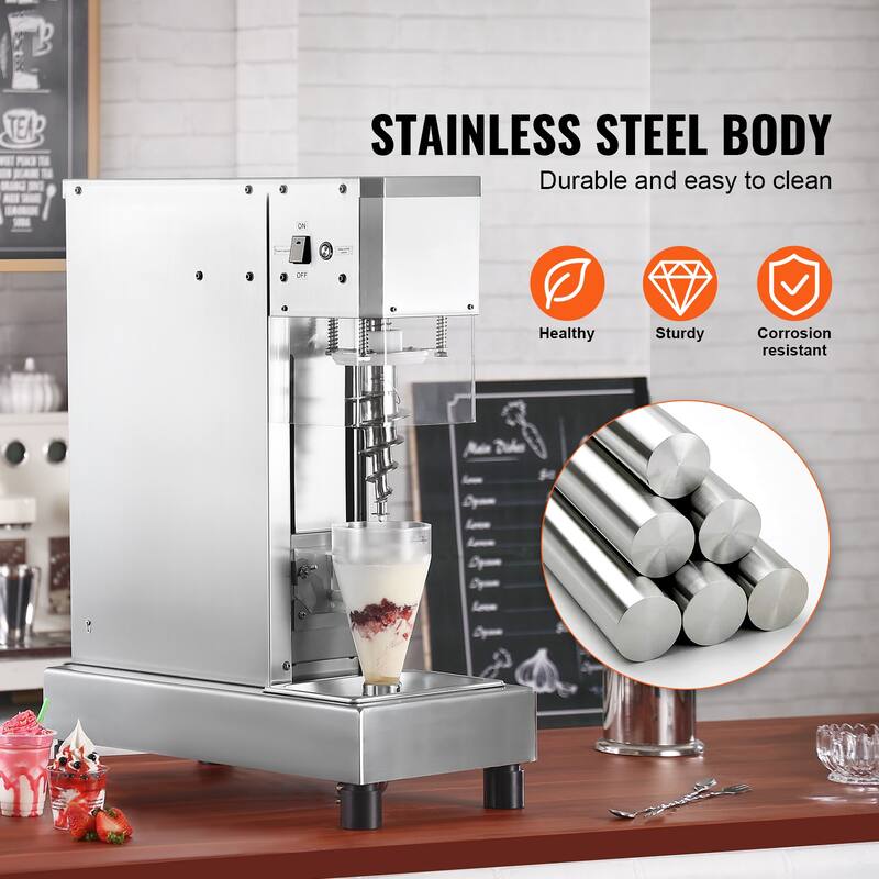 Ice Cream Blender, High-Speed Ice Cream Maker Mixer Stir Machine, Stepless Speed Adjustment - 750W