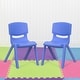 preview thumbnail 1 of 47, 2 Pack Plastic Stackable School Chair with 12"H Seat, Preschool Seating