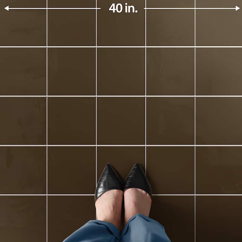 Merola Tile Monocolor Caoba 7-7/8" x 7-7/8" Ceramic Floor and Wall Tile