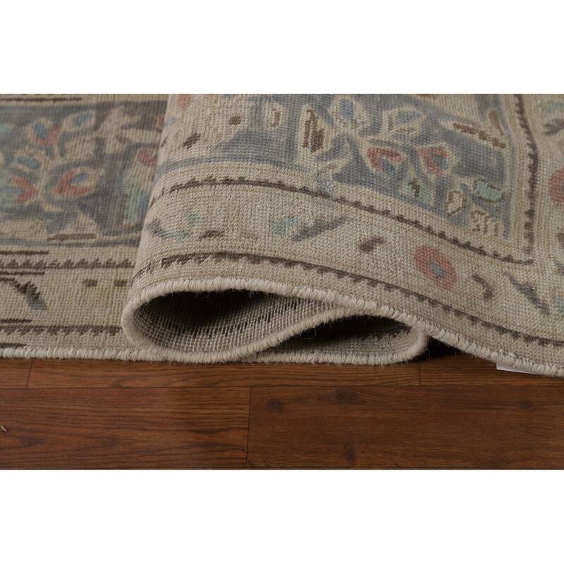 Floral Tabriz Persian Area Rug Hand-Knotted Traditional Wool Carpet - 8'1"x 11'1"