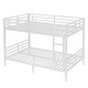 preview thumbnail 18 of 34, Metal Bunk Bed for Teens and Adults White Space Saving Noise Reduction