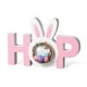 preview thumbnail 25 of 37, Glitzhome Wooden Happy EASTER HOP with Artificial Rattan Table Sign Decor Centerpiece