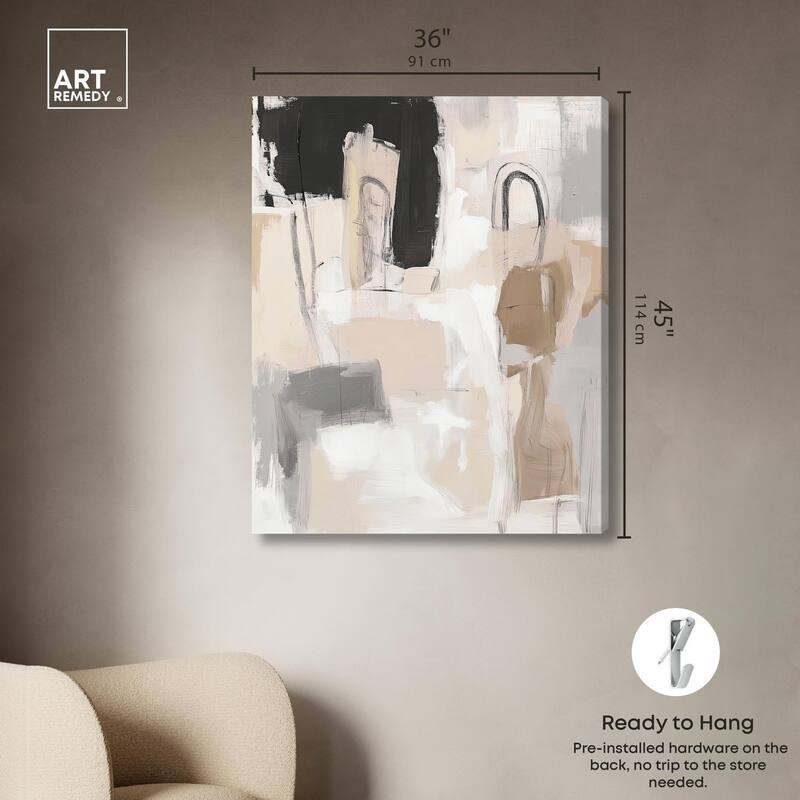 Freeform Movement II Canvas by Art Remedy, Gallery Wrapped