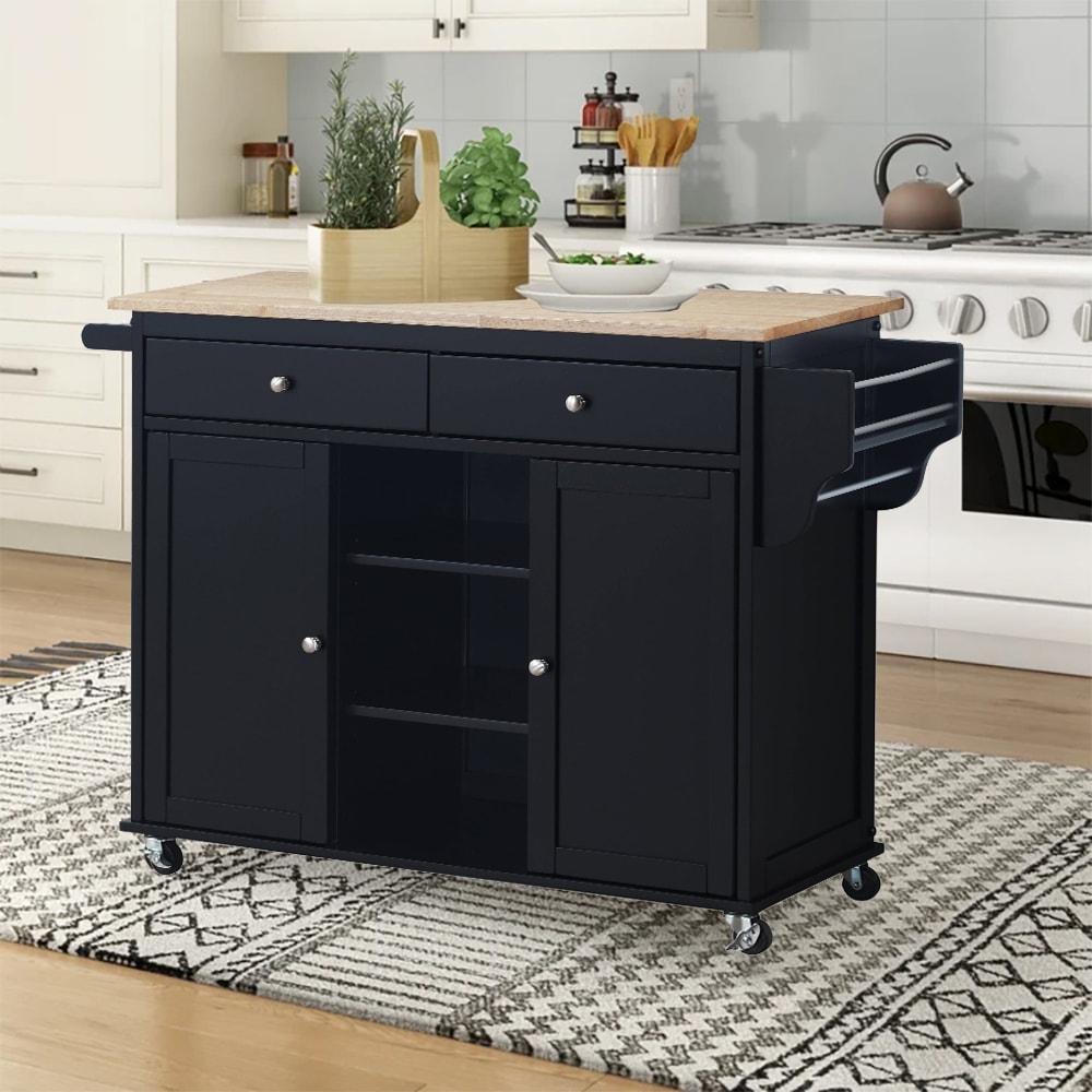 Buy Black Kitchen Islands Online at Overstock | Our Best ...
