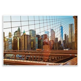 Stupell Cityscape Through Bridge Wall Plaque Art Design By Seven Trees Design