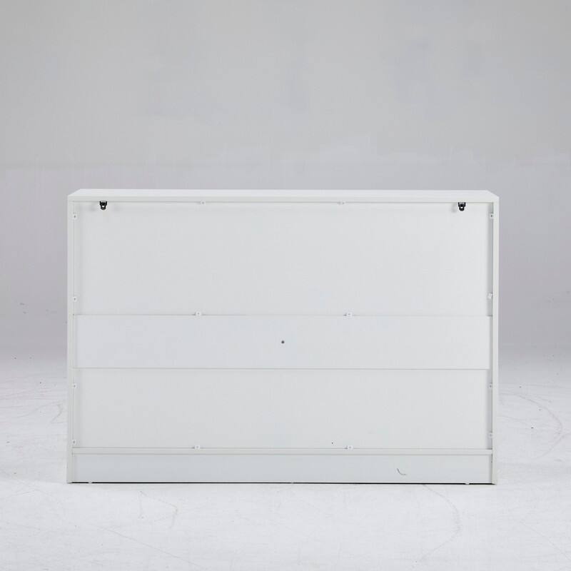 Modern White P2 Particle Board Dresser