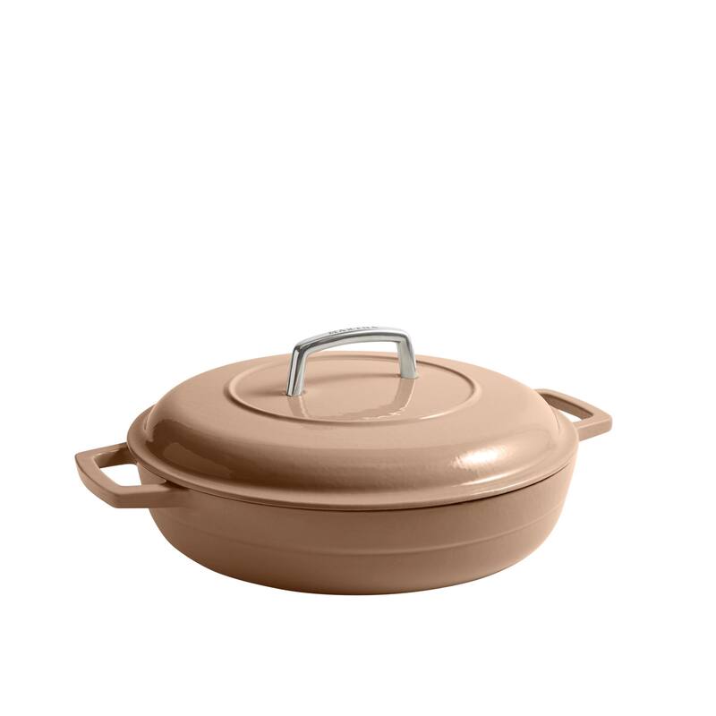 Martha by Martha Stewart 3.5 QT Enameled Cast Iron Braiser w/ Lid