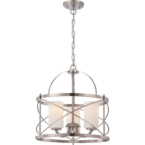 Nuvo Lighting 60/5333 3-Light 16" Wide Pendant - Brushed nickel
