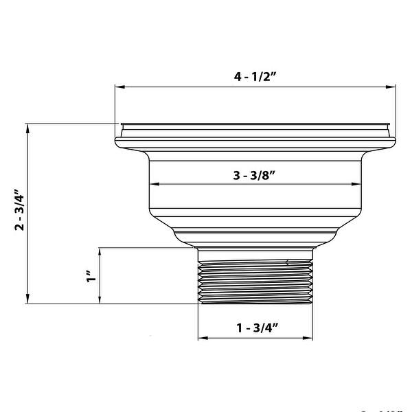 Ruvati Kitchen Sink Strainer Drain Assembly Gunmetal Black Stainless Steel