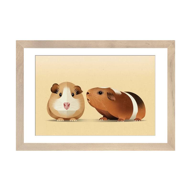 iCanvas "Guinea Pig" by Dieter Braun - Natural - 24x32x1