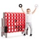 preview thumbnail 1 of 10, Costway Jumbo 4-to-Score 4 in A Row Giant Game Set Outdoor Indoor Kids Red - Kids