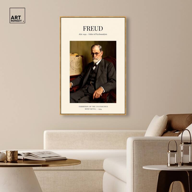 Father of Psychoanalysis Canvas by Art Remedy