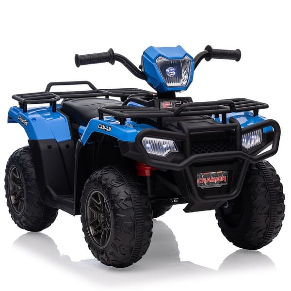 slide 2 of 25, 12V Kids Ride on ATV, Battery-Operated Car, Dual Speed Adjustment 1.5-2.2mph for Toddlers