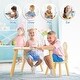 preview thumbnail 2 of 3, Todler Wood Table and Chair Set, Animal Chairs for Eating, Snack Time and Play Games