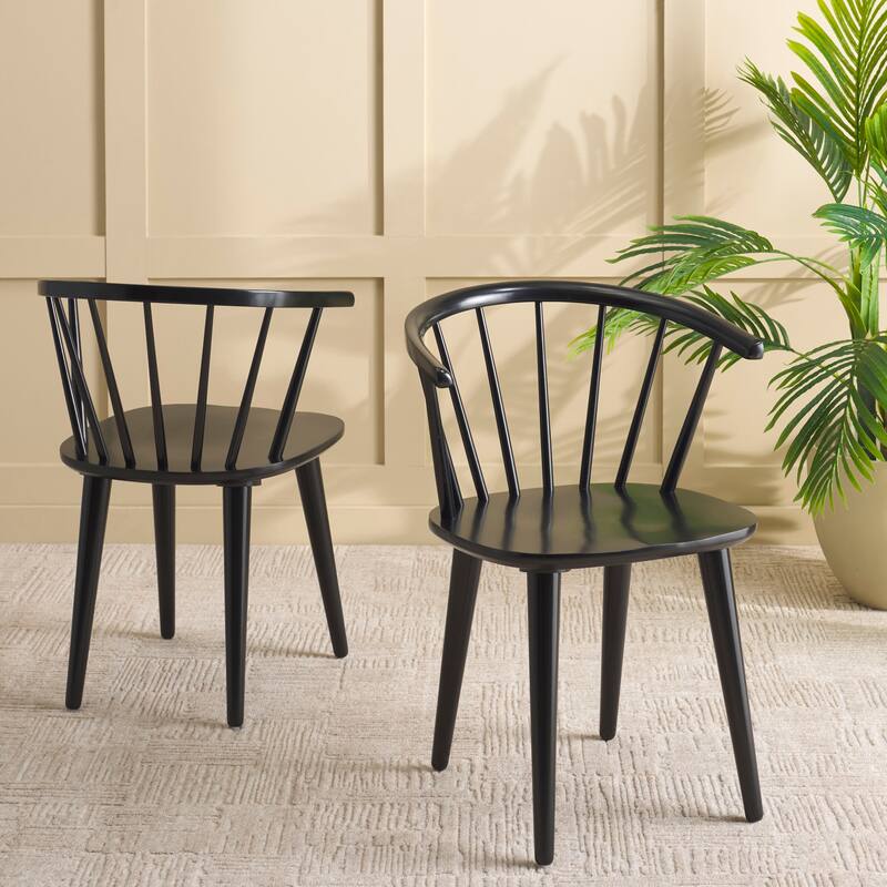 SAFAVIEH HOME Mandalyn Dining Chairs (Set of 2) - 21"W x 21"D x 30"H