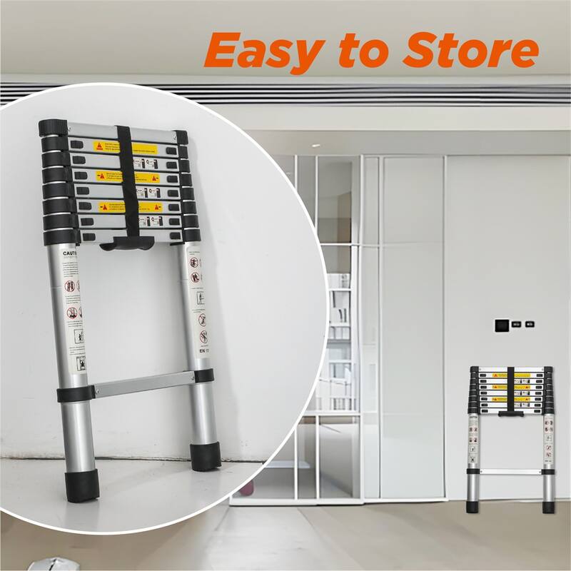 Telescoping Ladder 8.5FT,Telescopic Extension Ladder,Folding Ladder