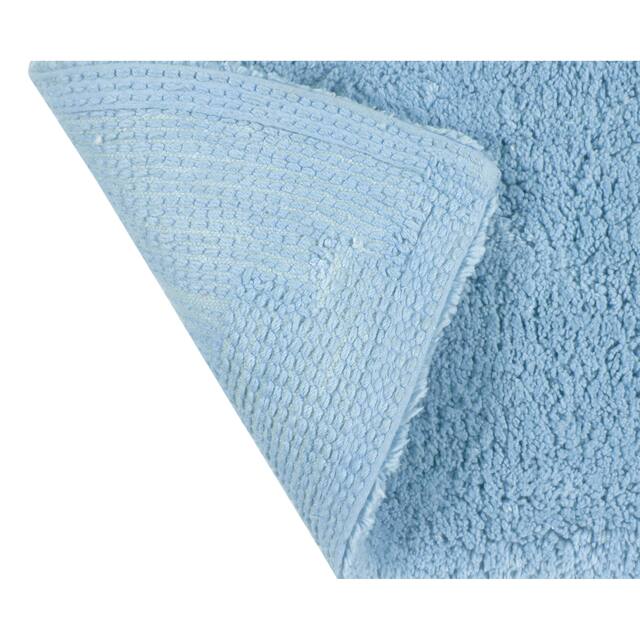 Home Weavers Waterford Collection Genuine Absorbent Cotton 3-Piece Bath Rug Set 17"x24", 21"x34", 20"x20"