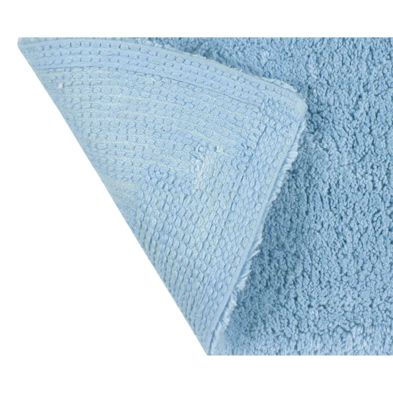 Waterford Collection 100% Cotton Non-Slip Bathroom Rug Set, Machine Washable Bath Rug, 5 Piece Bath Mat Set with Contour