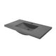preview thumbnail 51 of 56, Palomar 36-inch NativeStone Bathroom Sink Slate - Single Faucet Hole