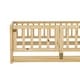 preview thumbnail 96 of 102, Montessori Floor Bed with Fence Guardrail and Removable Door Toddler Floor Wood Bed Frame for Kids Boys Girls Children's Room