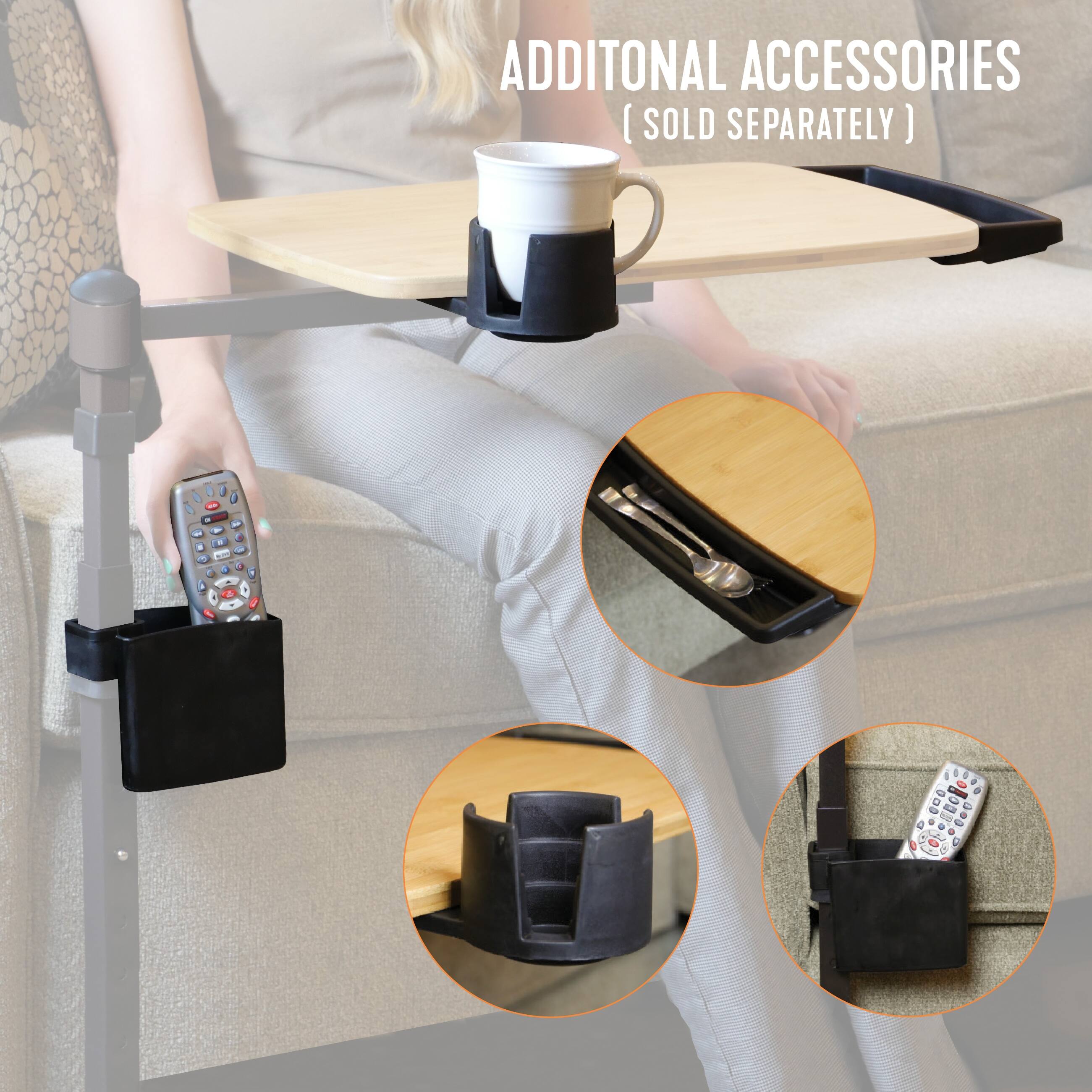 Swivel TV Tray Table Adjustable Laptop Desk and Dinner Tray Bed Bath Beyond 36191599