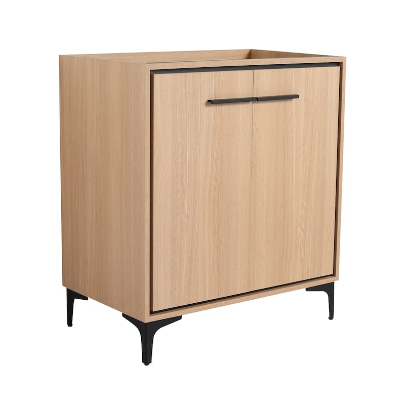 30 Inch Bathroom Vanity Base without basin, Storage Cabinet with Doors, engineering wood