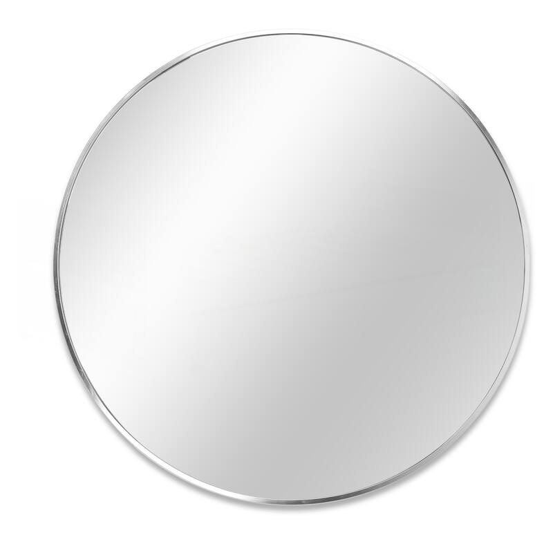 39 Inch Metal Framed Round Bathrrom Mirror for Wall