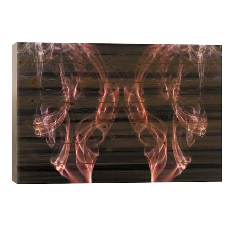 Beauty Of Aerodynamics, Copper Print On Wood by Elena Kulikova - Multi-Color - 26x40x1.5