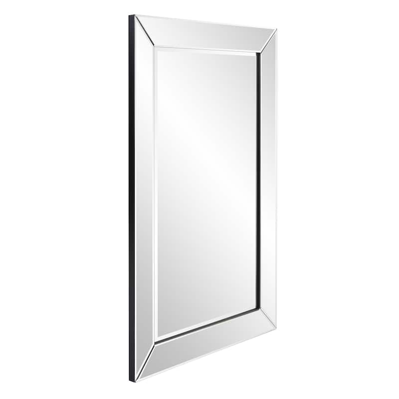HomeRoots 36" Clear Framed Accent Mirror - 24' X '36' X '1