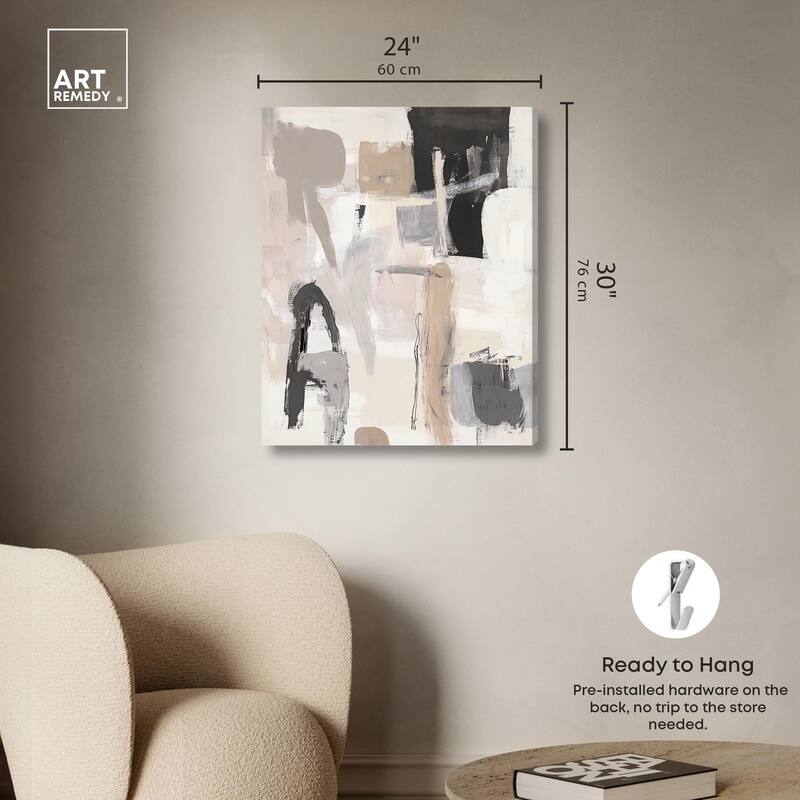 Freeform Movement III Canvas by Art Remedy, Gallery Wrapped